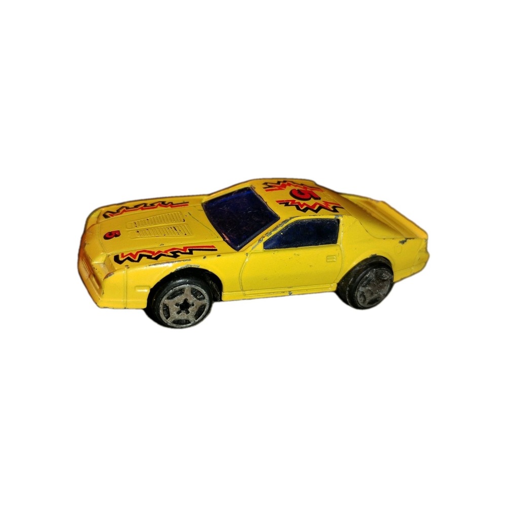 Vintage 1986  Blue Box Speed Sounder Die Cast Yellow Flame‎ Car #3536 Macau